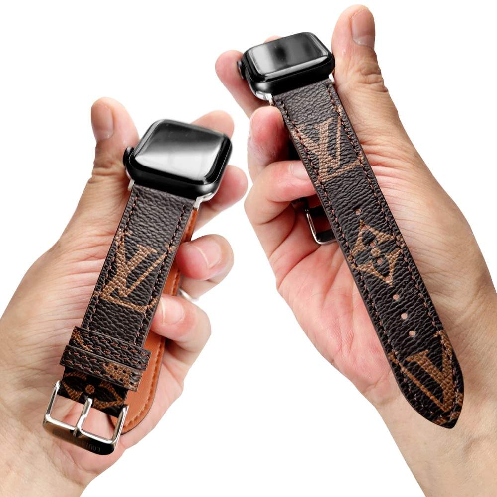 CORREA DE LUJO MARRÓN CLÁSICA PARA CORREAS DE APPLE WATCH