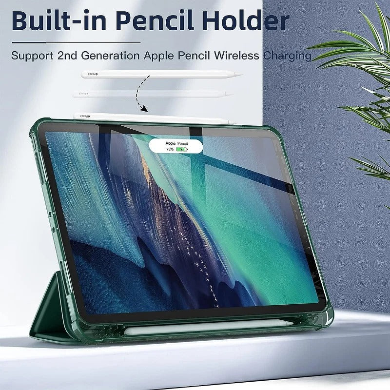 BŐR FRISS NYÁRI TÉMA MINTÁS APPLE IPAD TOK CERUZA TARTÓVAL