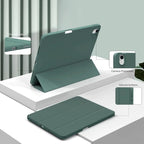 BŐR FRISS NYÁRI TÉMA MINTÁS APPLE IPAD TOK CERUZA TARTÓVAL