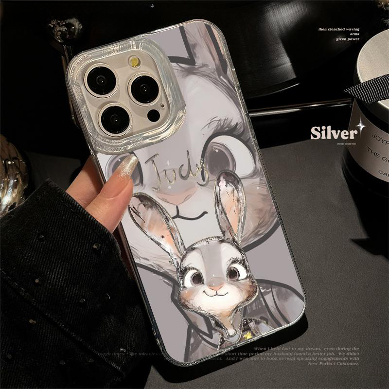 Ensemble de coques pour iPhone inspirées de Zootopie – Judy Hopps & Nick Wilde