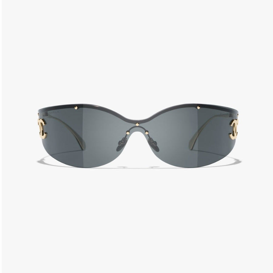 Neu eingetroffene, haute-luxuriöse randlose Wrap-Around-Sonnenbrillen