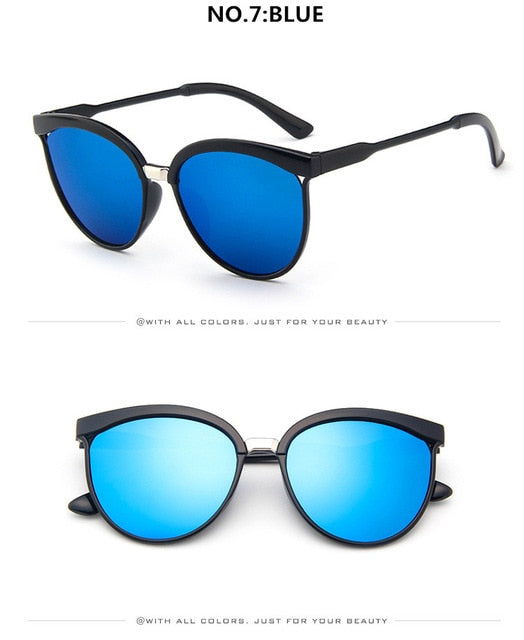 キャットアイブランドデザイナーサングラス女性の高級プラスチックサングラスクラシックレトロ屋外眼鏡 Oculos デゾル Gafas