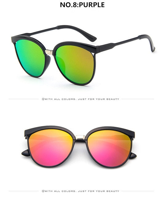 キャットアイブランドデザイナーサングラス女性の高級プラスチックサングラスクラシックレトロ屋外眼鏡 Oculos デゾル Gafas
