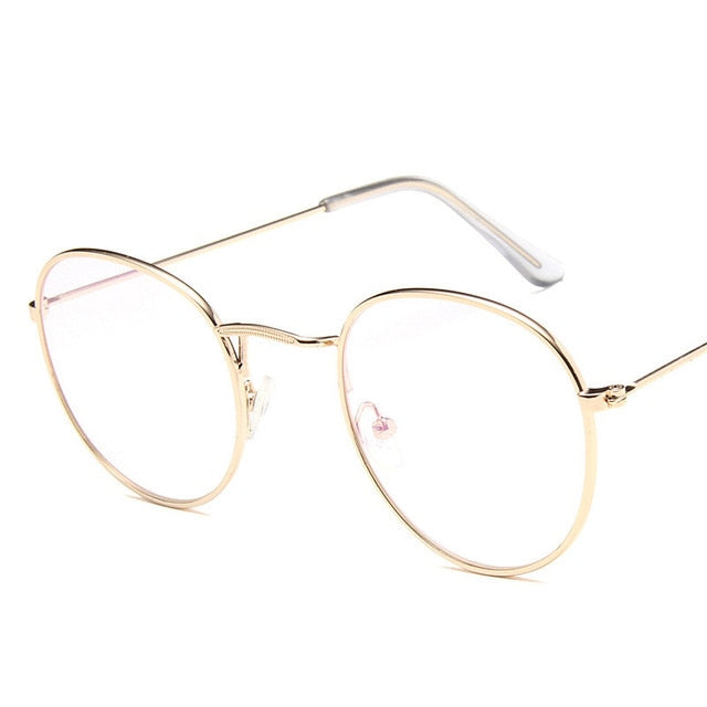 LeonLion Mirror Metal Sunglasses Women Vintage Brand Designer Flat Round Glasses UV400 Street Beat Oculos De Sol Gafas