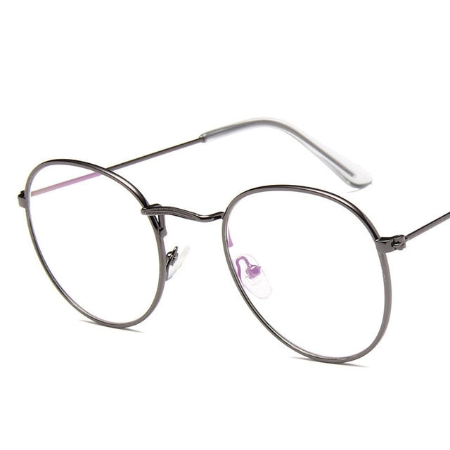 LeonLion Mirror Metal Sunglasses Women Vintage Brand Designer Flat Round Glasses UV400 Street Beat Oculos De Sol Gafas