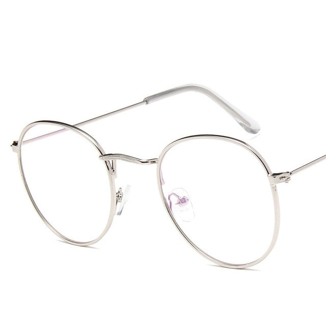 LeonLion Mirror Metal Sunglasses Women Vintage Brand Designer Flat Round Glasses UV400 Street Beat Oculos De Sol Gafas