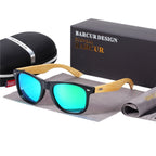BARCUR 偏光竹サングラス男性木製サングラス女性ブランドオリジナル木製メガネ Oculos デゾル masculino