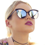 キャットアイブランドデザイナーサングラス女性の高級プラスチックサングラスクラシックレトロ屋外眼鏡 Oculos デゾル Gafas