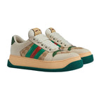 Retro Stripe Casual Sneakers – Premium Leather Comfort Street Shoes