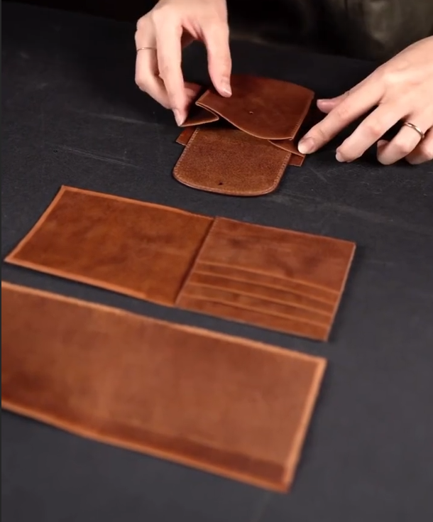 Handmade Full-Grain Leather Bifold Wallet