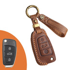 Top Grain Leather Audi Key Case