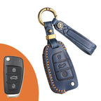 Top Grain Leather Audi Key Case