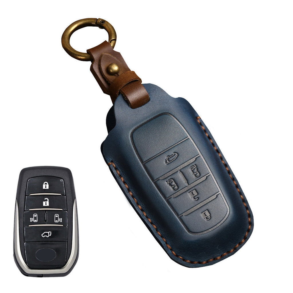 Top Grain Leather Toyota key Case