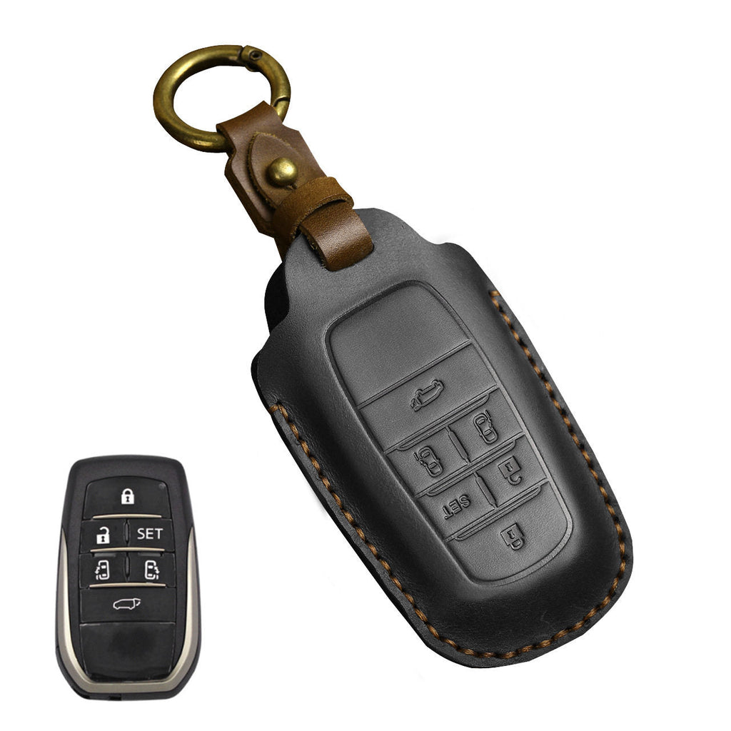 Top Grain Leather Toyota key Case