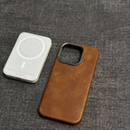 Classic Genuine Leather iPhone Cover