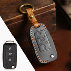 Top Grain Leather Volkswagen key Case