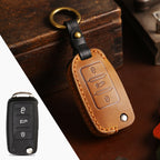 Top Grain Leather Volkswagen key Case