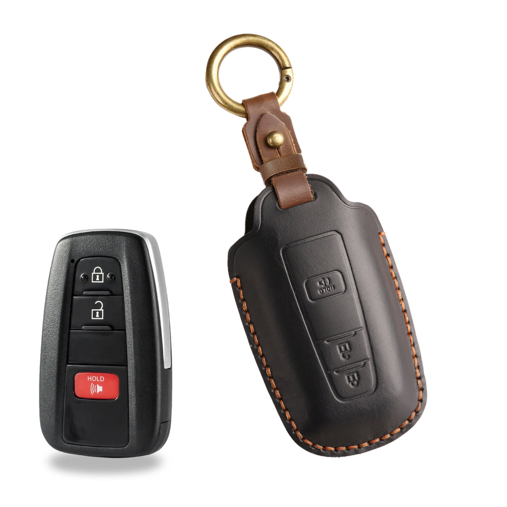 Top Grain Leather Toyota key Case