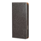 Genuine Full-Grain Cowhide Leather Wallet Phone Case