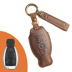 Top Grain Leather Mercedes Key Case