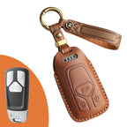 Top Grain Leather Audi Key Case