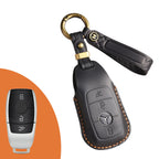 Top Grain Leather Mercedes Key Case