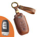 Top Grain Leather Audi Key Case
