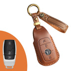 Top Grain Leather Mercedes Key Case