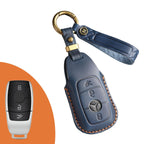 Top Grain Leather Mercedes Key Case