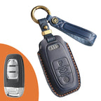 Top Grain Leather Audi Key Case