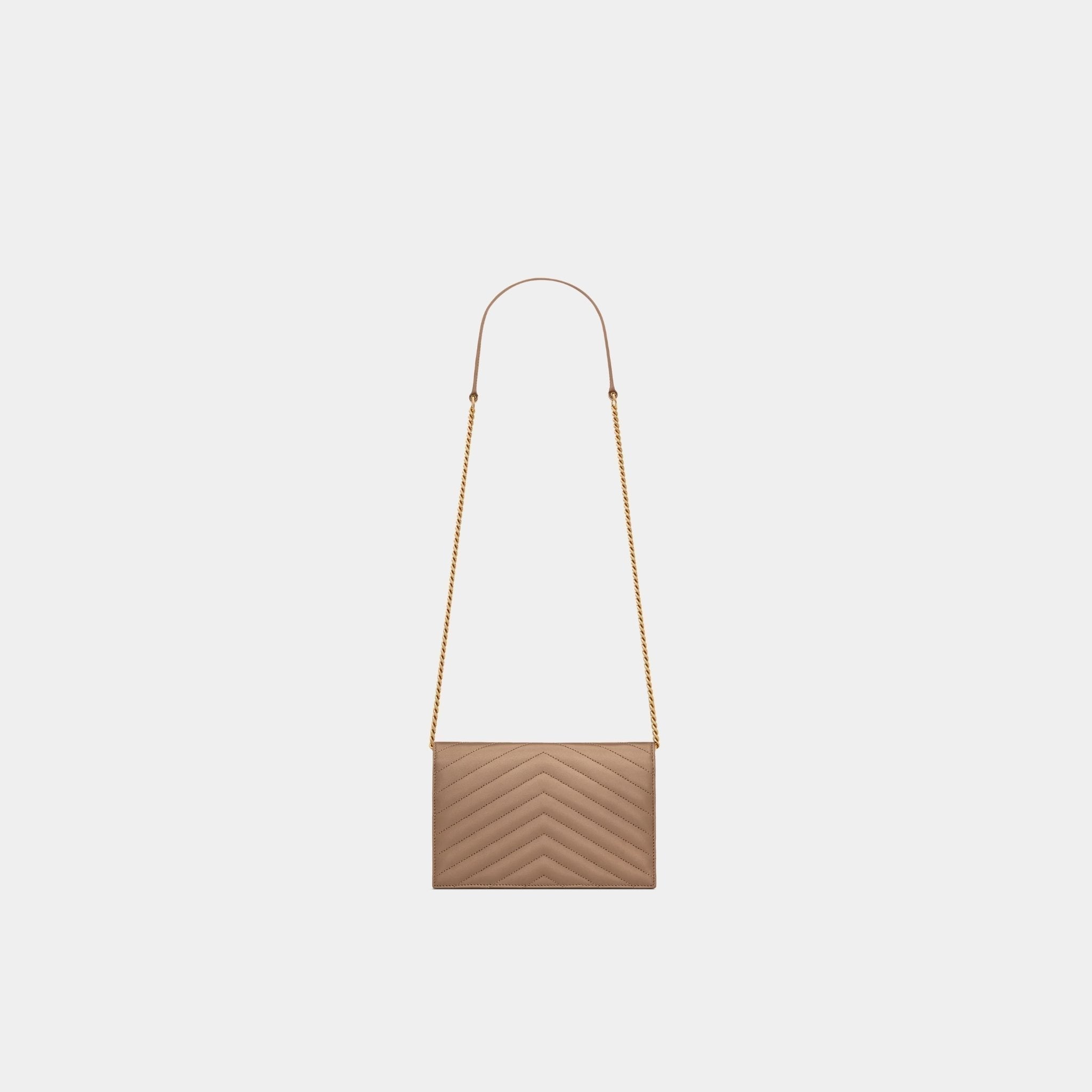 YL- Envelope Chain Wallet In Lambskin